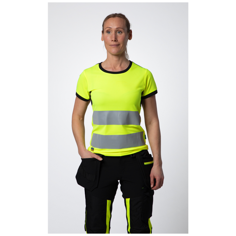 Projob Workwear 6012 Signalisatiet-Shirt EN ISO 20471 Klasse 2 Dames 646012