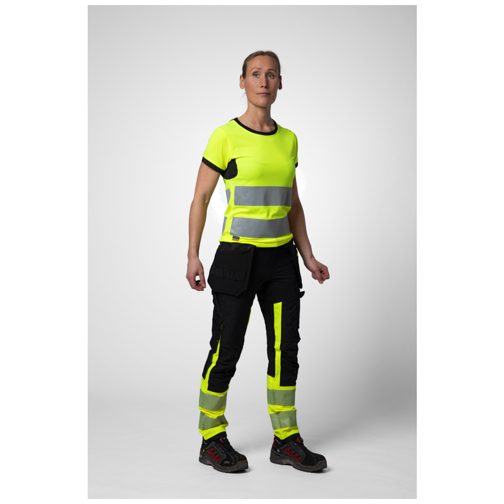 Projob Workwear 6012 Hi-vis T-Shirt EN ISO 20471 Klasse 2 Frauen 646012