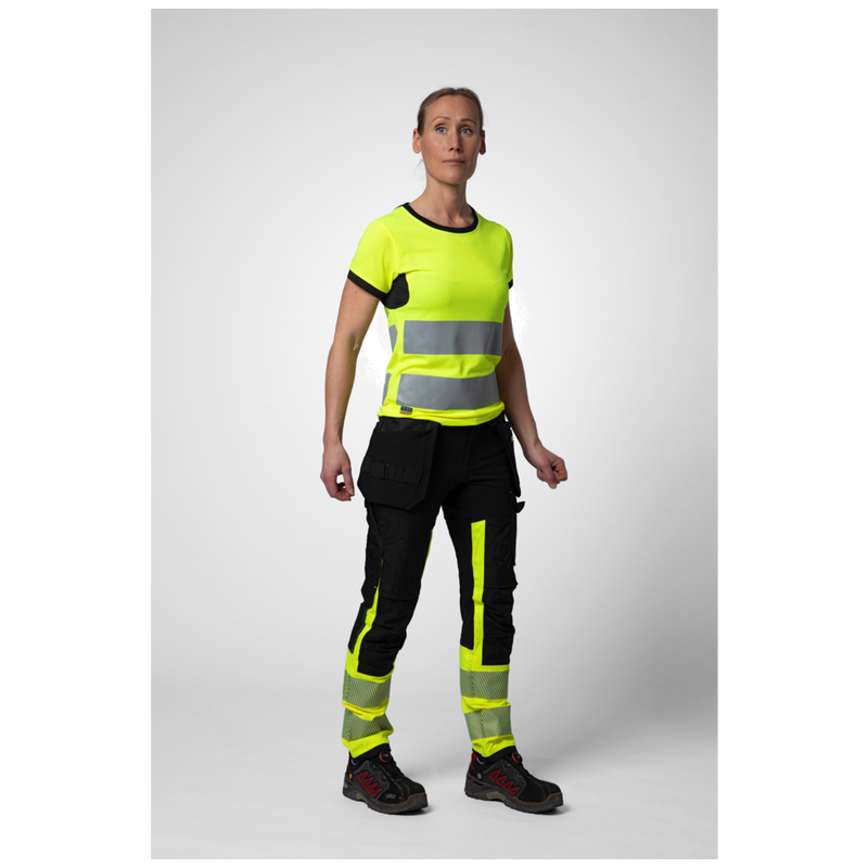 Projob Workwear 6012 Signalisatiet-Shirt EN ISO 20471 Klasse 2 Dames 646012