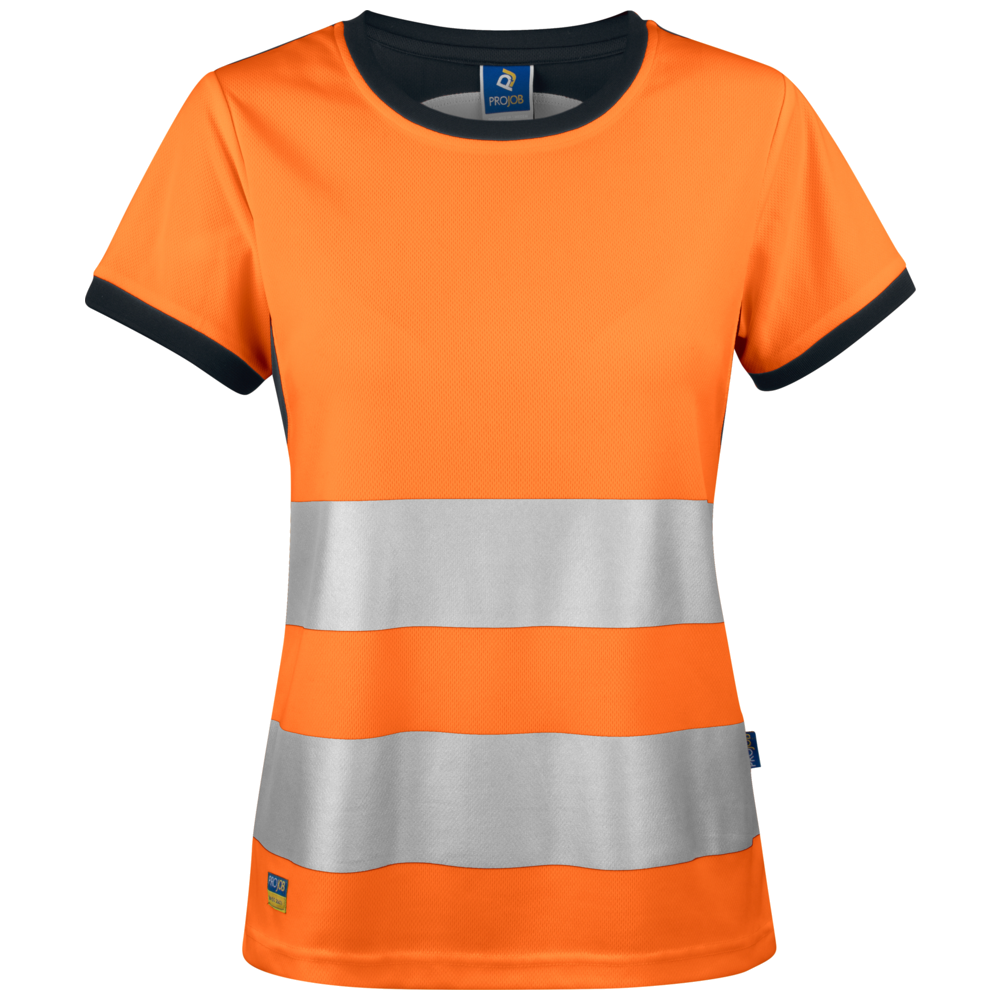 Projob Workwear 6012 Hi-vis T-Shirt EN ISO 20471 Klasse 2 Frauen 646012