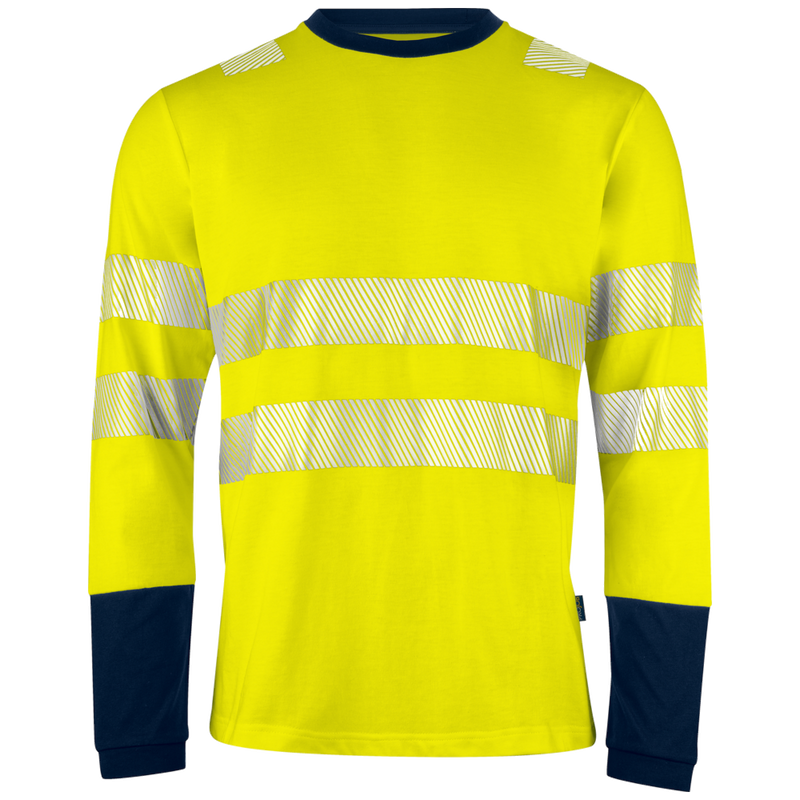 Projob Workwear 6014 Hi-vis T-Shirt Long Sleeves EN ISO 20471 Class 3 646014