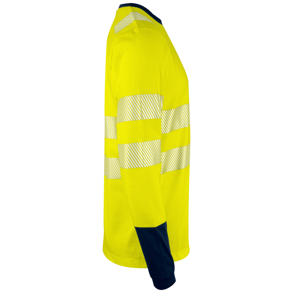 Projob Workwear 6014 Hi-Vis-T-Shirt mit langen Ärmeln EN ISO 20471 Klasse 3 646014