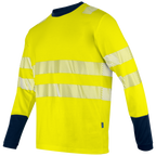 Projob Workwear 6014 Hi-Vis-T-Shirt mit langen Ärmeln EN ISO 20471 Klasse 3 646014