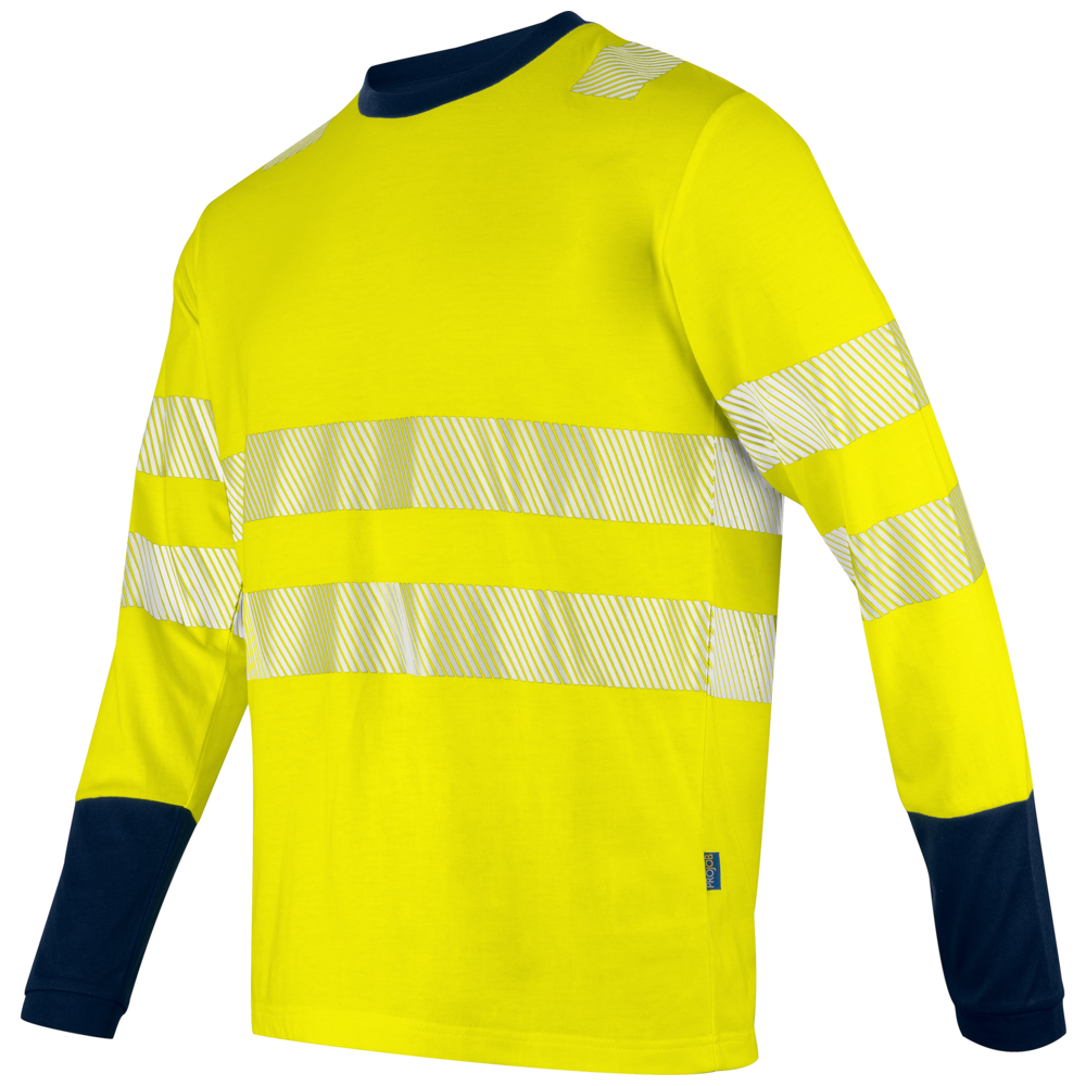 Projob Workwear 6014 Hi-Vis-T-Shirt mit langen Ärmeln EN ISO 20471 Klasse 3 646014