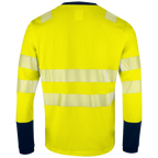Projob Workwear 6014 Hi-Vis-T-Shirt mit langen Ärmeln EN ISO 20471 Klasse 3 646014