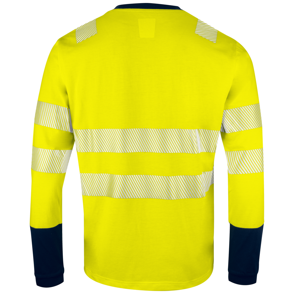 Projob Workwear 6014 Hi-Vis-T-Shirt mit langen Ärmeln EN ISO 20471 Klasse 3 646014