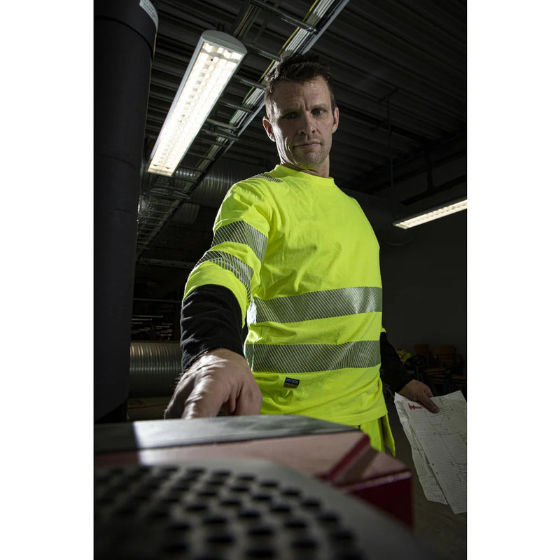 Projob Workwear 6014 Signalisatiet-Shirt Lange Mouwen EN ISO 20471 Klasse 3 646014