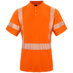 Projob Workwear 6015 Sichtbarkeitspoloshirt EN ISO 20471 Klasse 3 646015