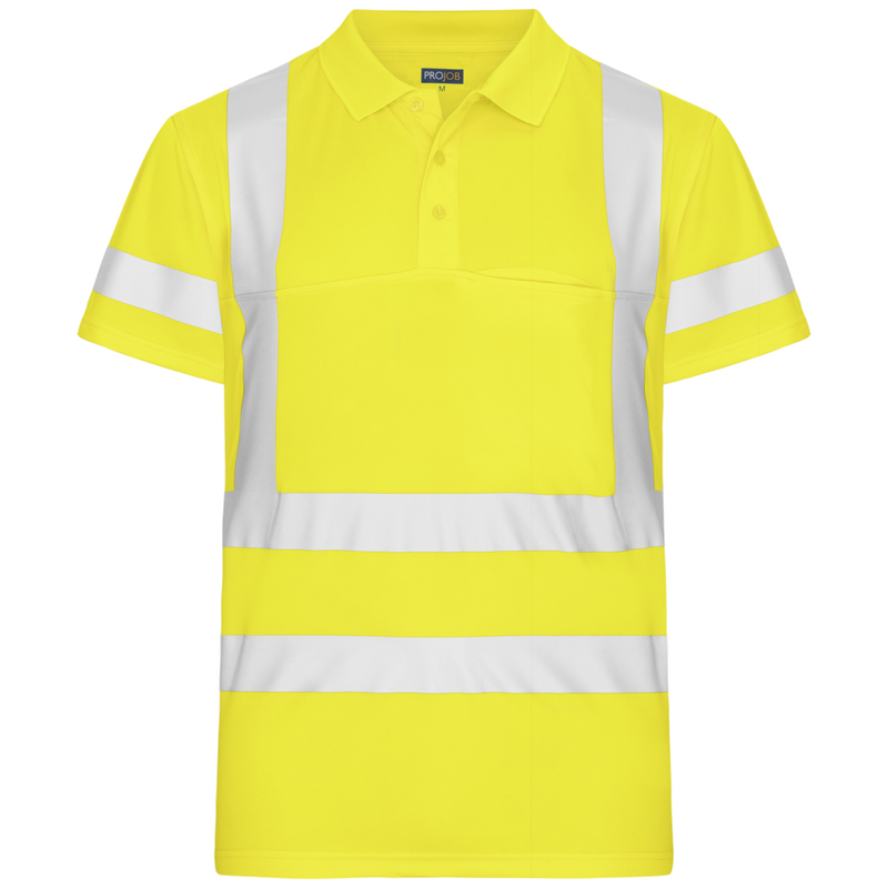 Projob Prio 6040 Hi-vis polo shirt EN ISO 20471 Class 3 646040