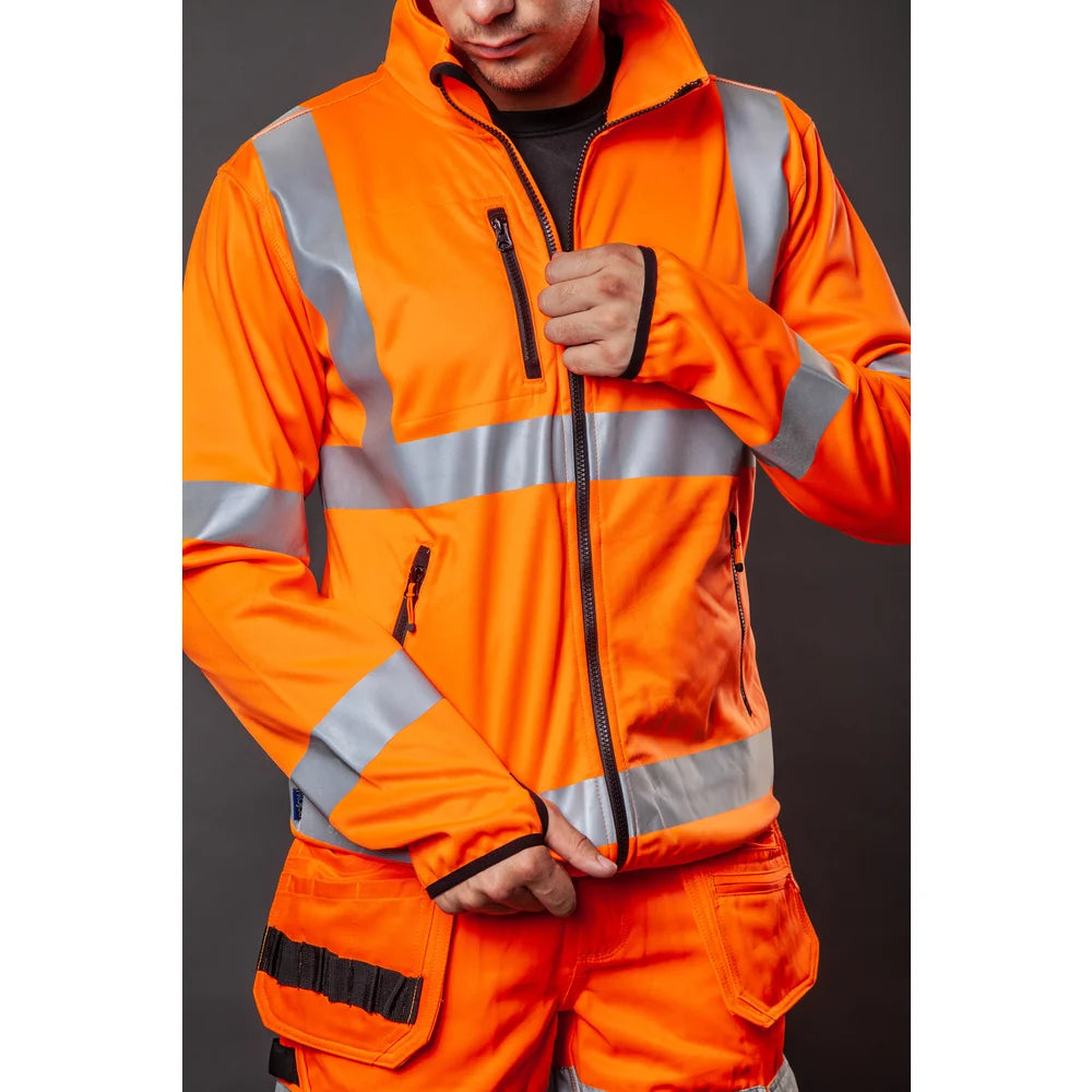 Projob Prio 6105 Signalisatie Lichte Softshell EN ISO 20471 Klasse 3 646105