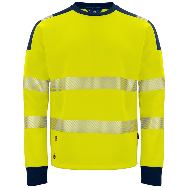 Projob Workwear 6108 Hi-Vis-Pullover mit Rundhals EN ISO 20471 Klasse 3 646108