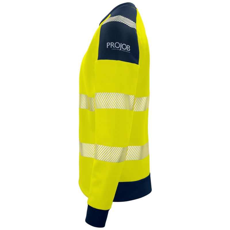 Projob Workwear 6108 Hi-Vis-Pullover mit Rundhals EN ISO 20471 Klasse 3 646108