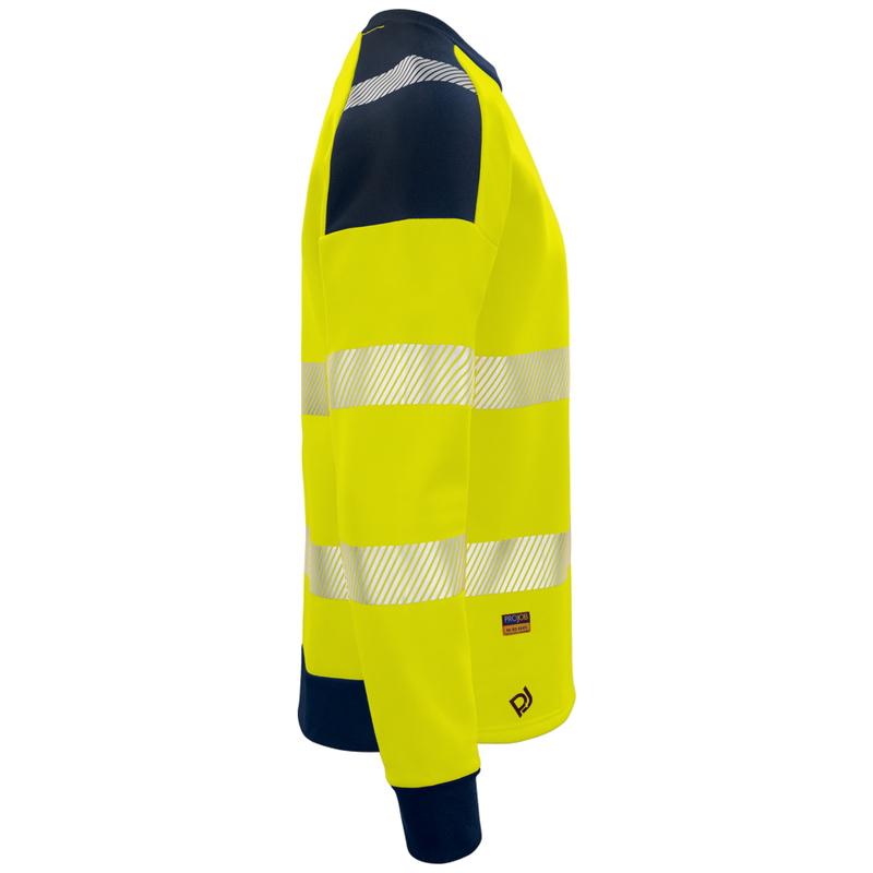 Projob Workwear 6108 Signalisatiesweater Ronde Hals EN ISO 20471 Klasse 3 646108