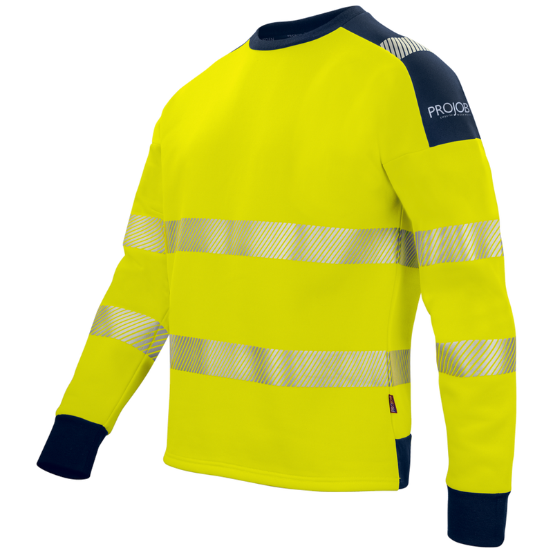 Projob Workwear 6108 Signalisatiesweater Ronde Hals EN ISO 20471 Klasse 3 646108