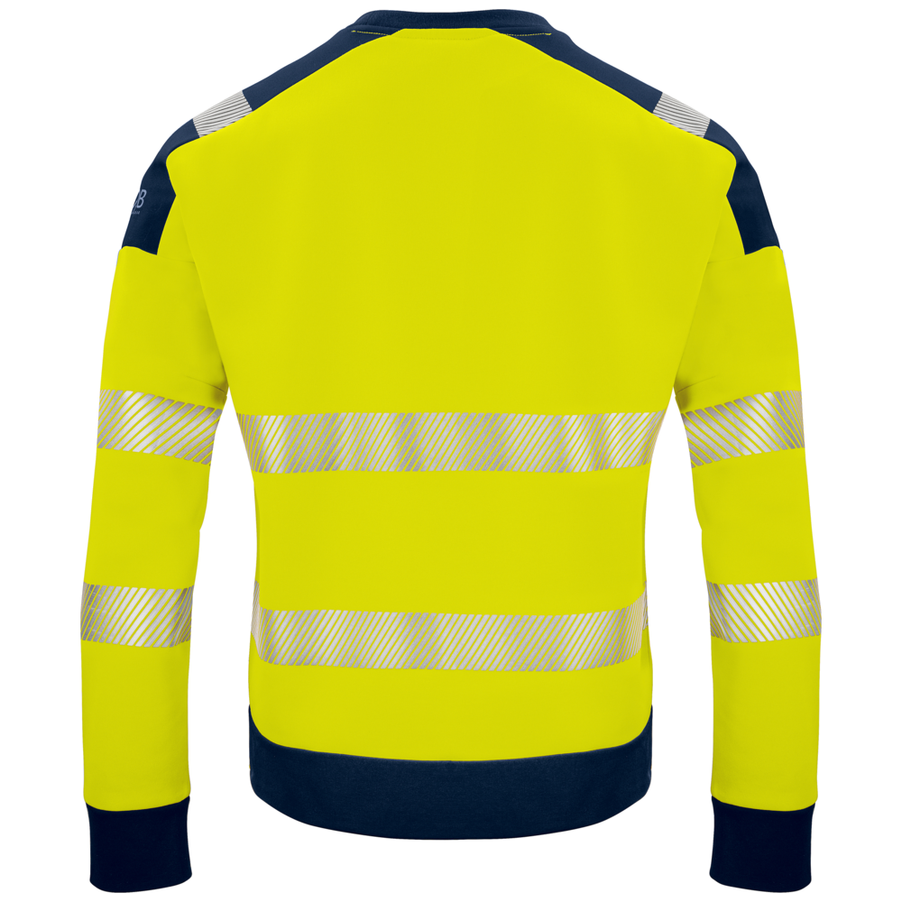 Projob Workwear 6108 Hi-vis Sweater Round Neck EN ISO 20471 Class 3 646108