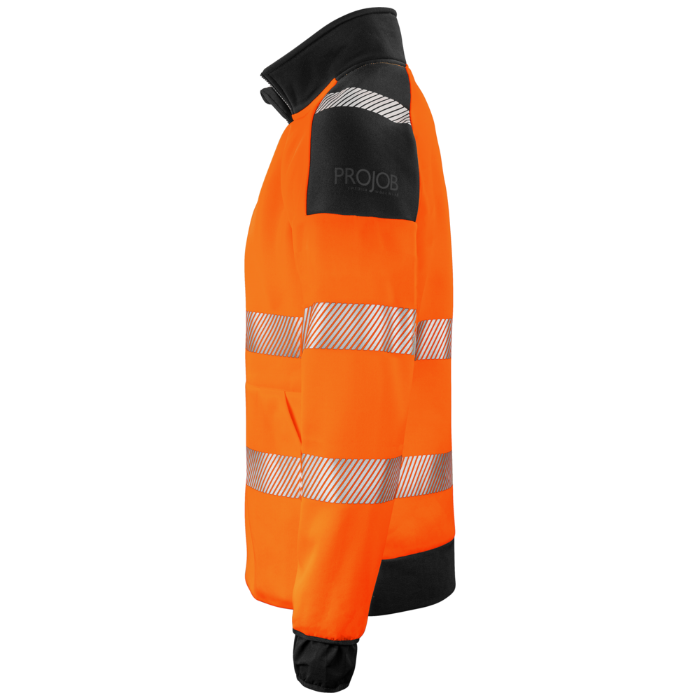 Projob Workwear 6109 Hi-Vis-Pullover mit langem Reißverschluss EN ISO 20471 Klasse 3 646109