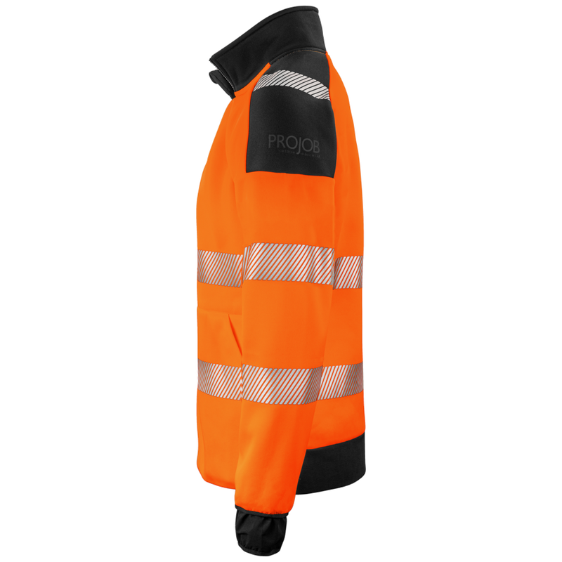 Projob Workwear 6109 Hi-Vis-Pullover mit langem Reißverschluss EN ISO 20471 Klasse 3 646109