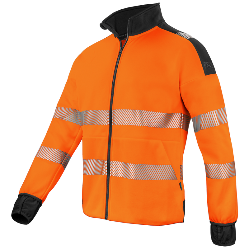 Projob Workwear 6109 Hi-Vis-Pullover mit langem Reißverschluss EN ISO 20471 Klasse 3 646109