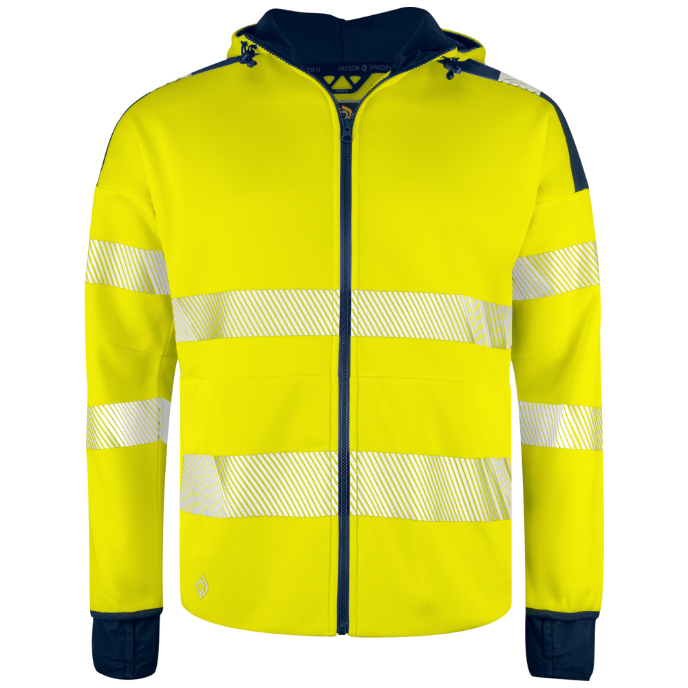 Projob Workwear 6110 Hi-Vis-Hoodie EN ISO 20471 Klasse 3 646110