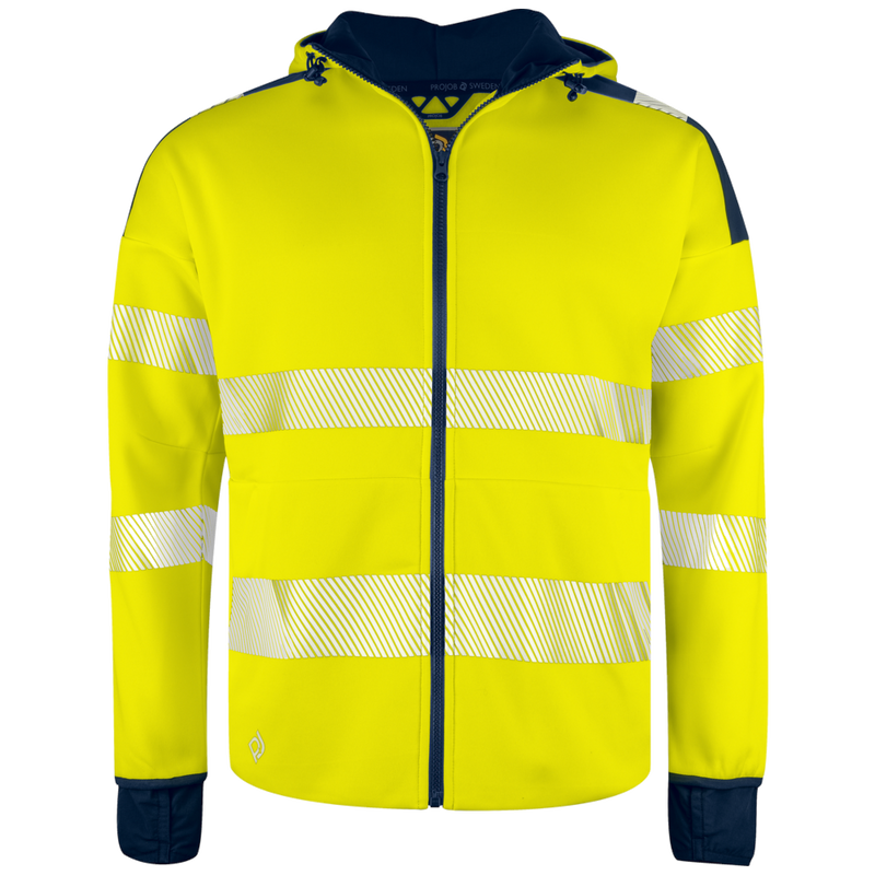 Projob Workwear 6110 Hi-Vis-Hoodie EN ISO 20471 Klasse 3 646110
