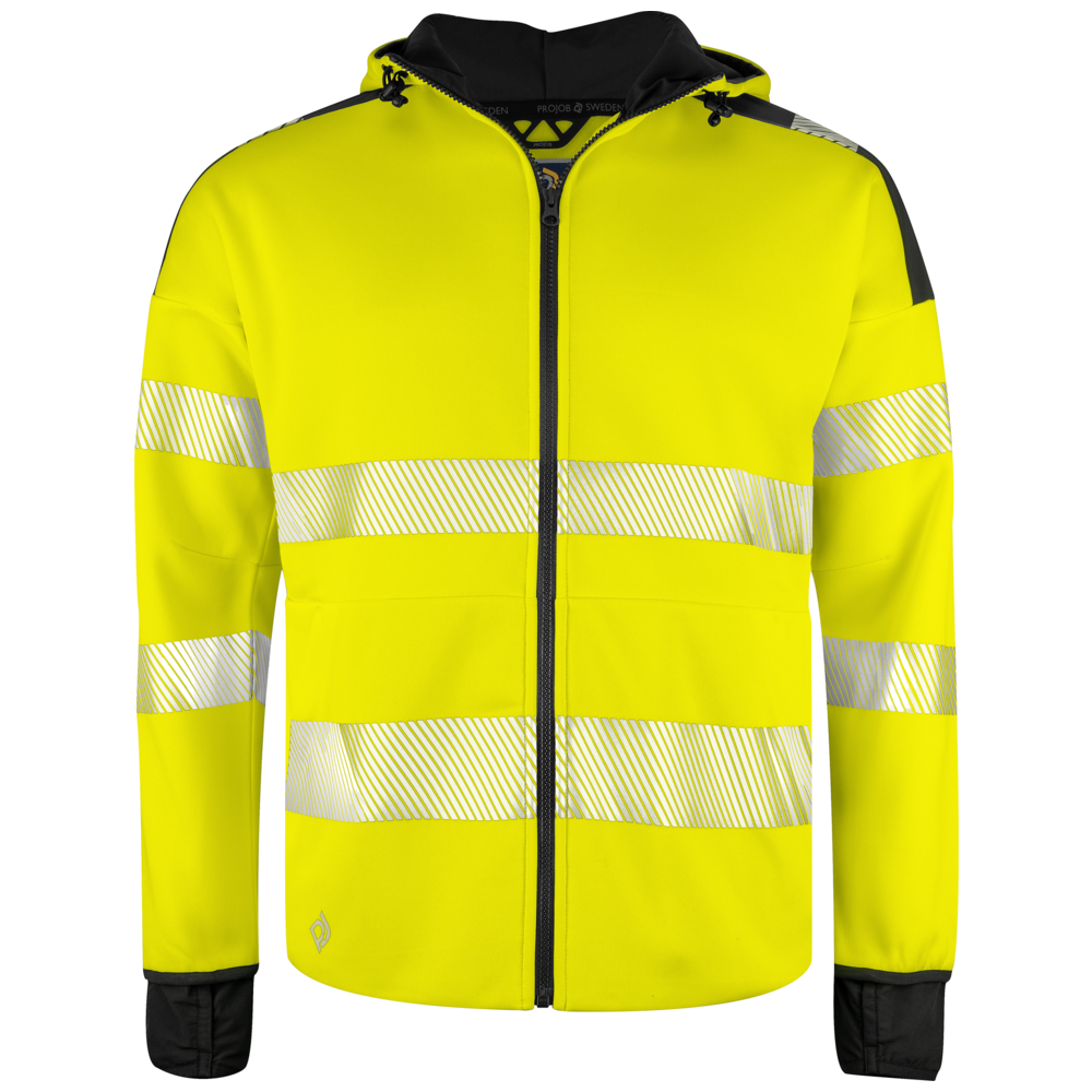 Projob Workwear 6110 Hi-Vis-Hoodie EN ISO 20471 Klasse 3 646110
