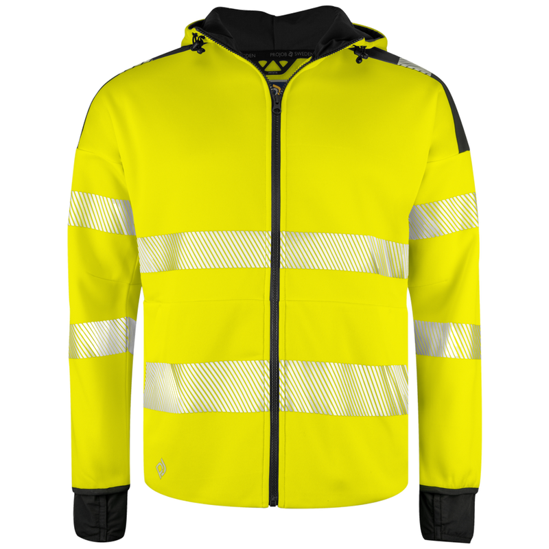 Projob Workwear 6110 Hi-Vis-Hoodie EN ISO 20471 Klasse 3 646110