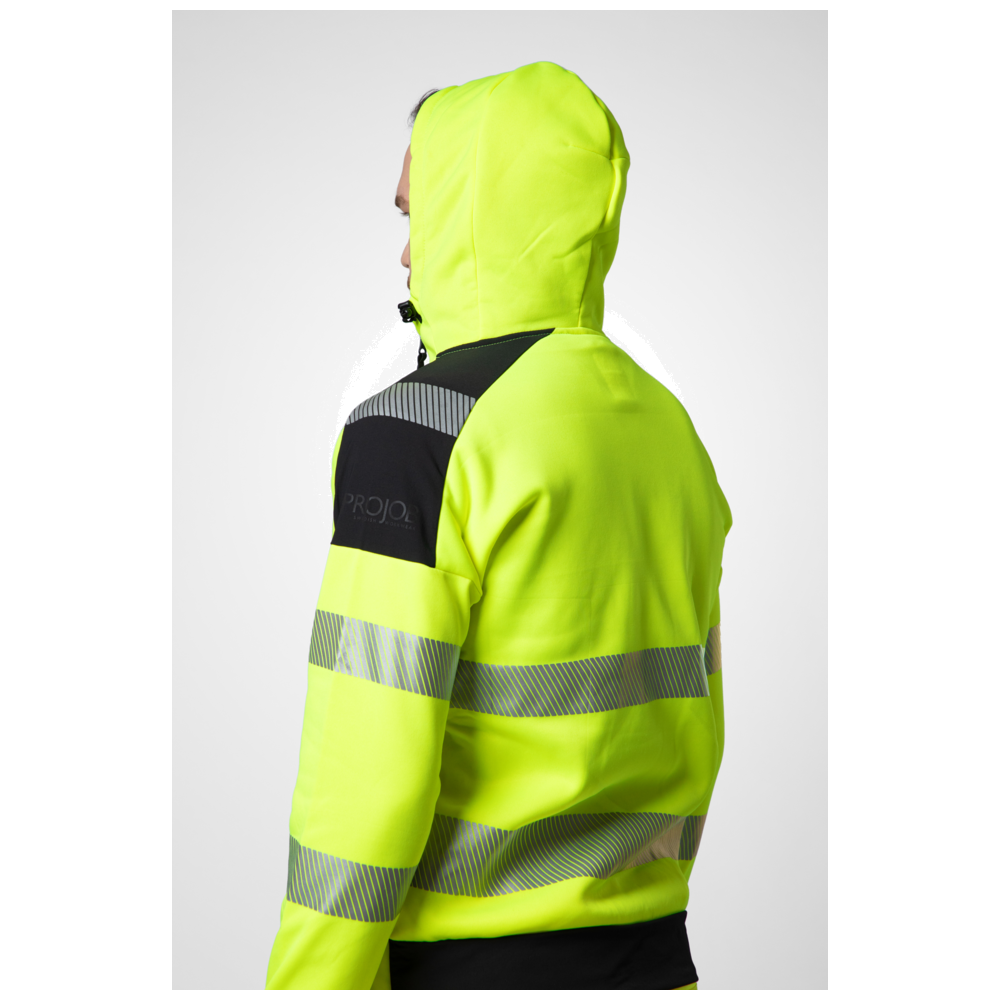 Projob Workwear 6110 Hi-Vis-Hoodie EN ISO 20471 Klasse 3 646110