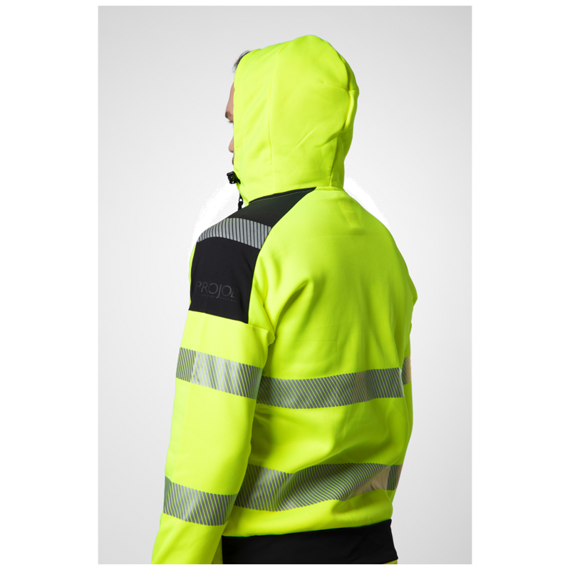 Projob Workwear 6110 Hi-Vis-Hoodie EN ISO 20471 Klasse 3 646110