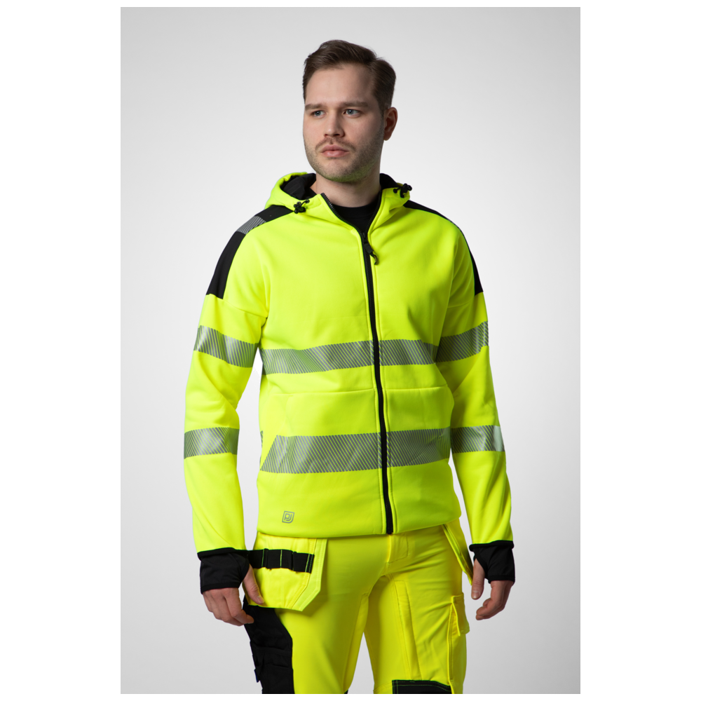 Projob Workwear 6110 Hi-Vis-Hoodie EN ISO 20471 Klasse 3 646110
