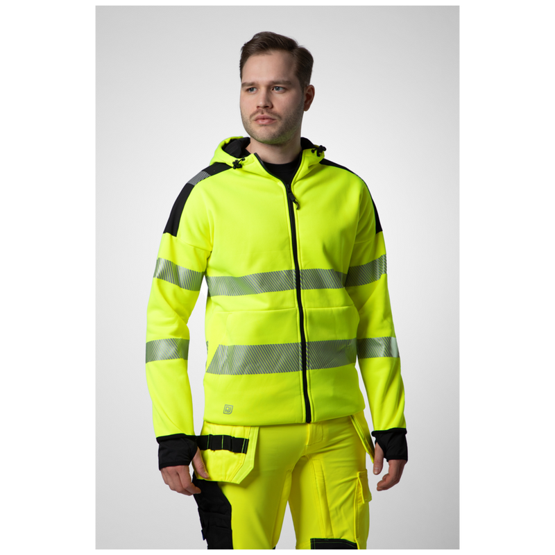 Projob Workwear 6110 Hi-Vis-Hoodie EN ISO 20471 Klasse 3 646110