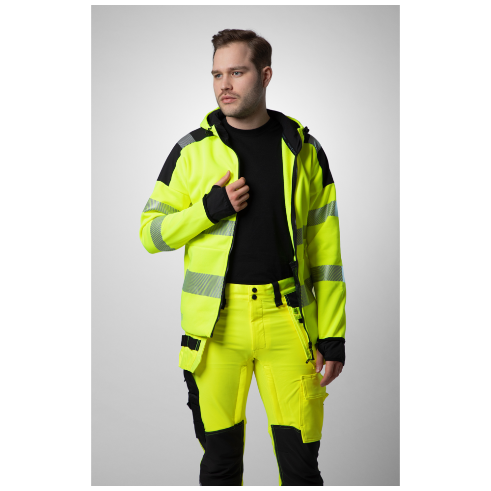 Projob Workwear 6110 Hi-Vis-Hoodie EN ISO 20471 Klasse 3 646110