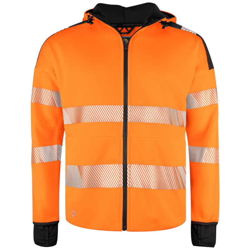 Projob Workwear 6110 Hi-Vis-Hoodie EN ISO 20471 Klasse 3 646110