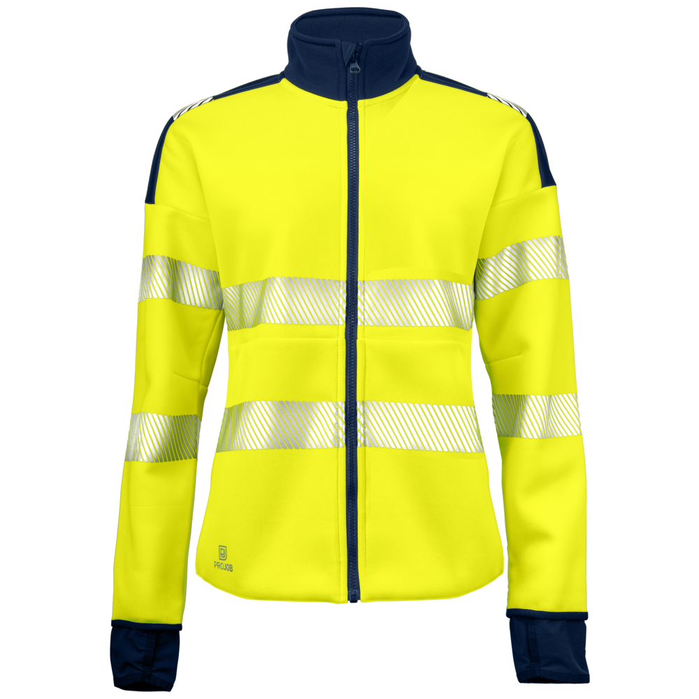Projob Workwear 6111 Women's Hi-vis Sweater EN ISO 20471 Class 3/2 646111
