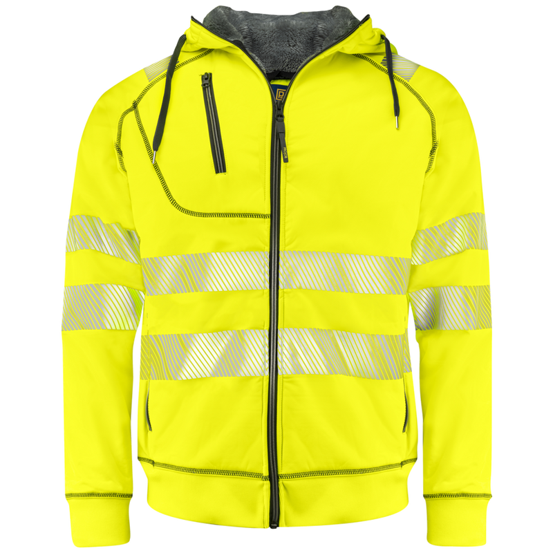 Projob Workwear 6130 Hi-Vis-Hoodie mit Futter EN ISO 20471 Klasse 3/2 646130