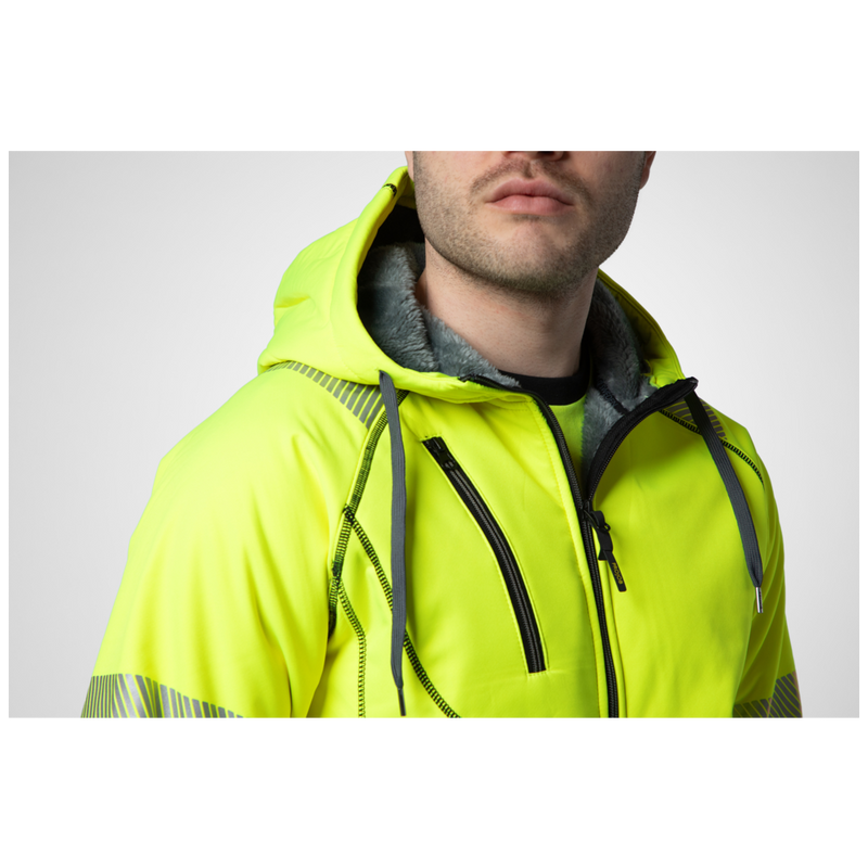 Projob Workwear 6130 Hi-Vis-Hoodie mit Futter EN ISO 20471 Klasse 3/2 646130