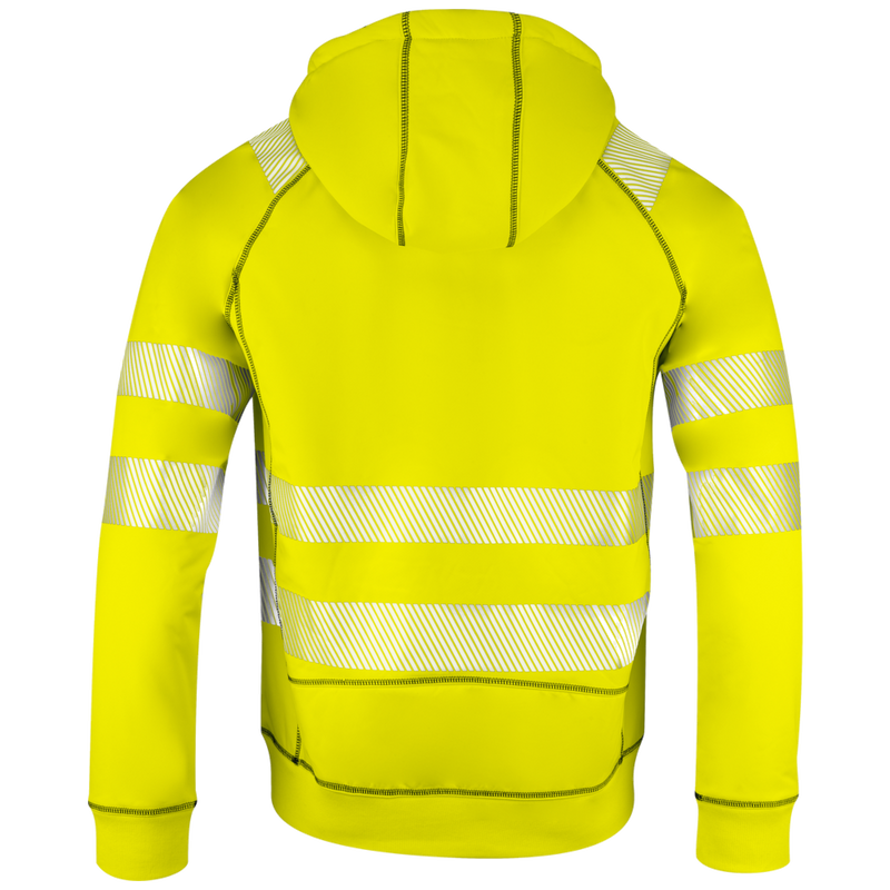 Projob Workwear 6130 Signalisatiehoodie Gevoerd EN ISO 20471 Klasse 3/2 646130