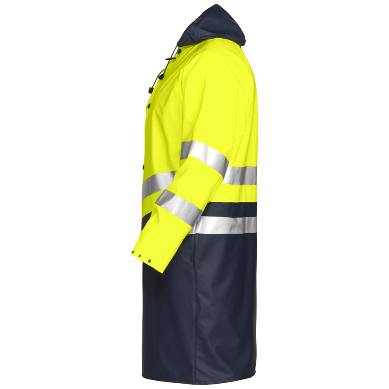 Projob Workwear 6403 Long Hi-vis Raincoat EN ISO 20471 Class 3 646403