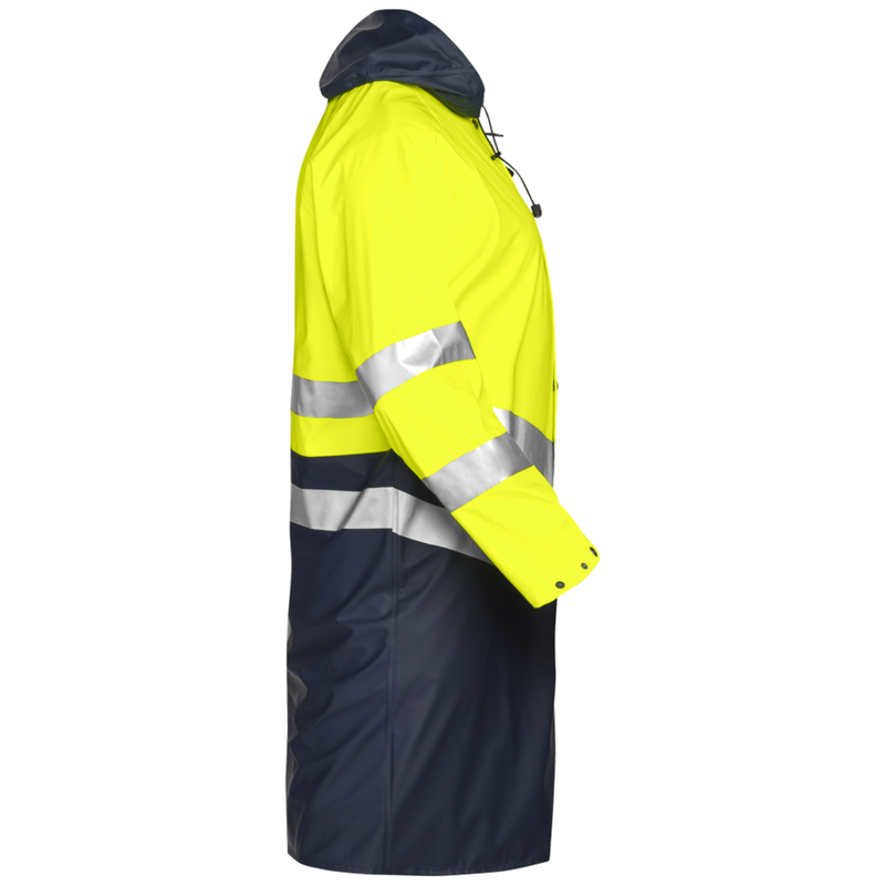 Projob Workwear 6403 Langer Hi-Vis-Regenmantel EN ISO 20471 Klasse 3 646403