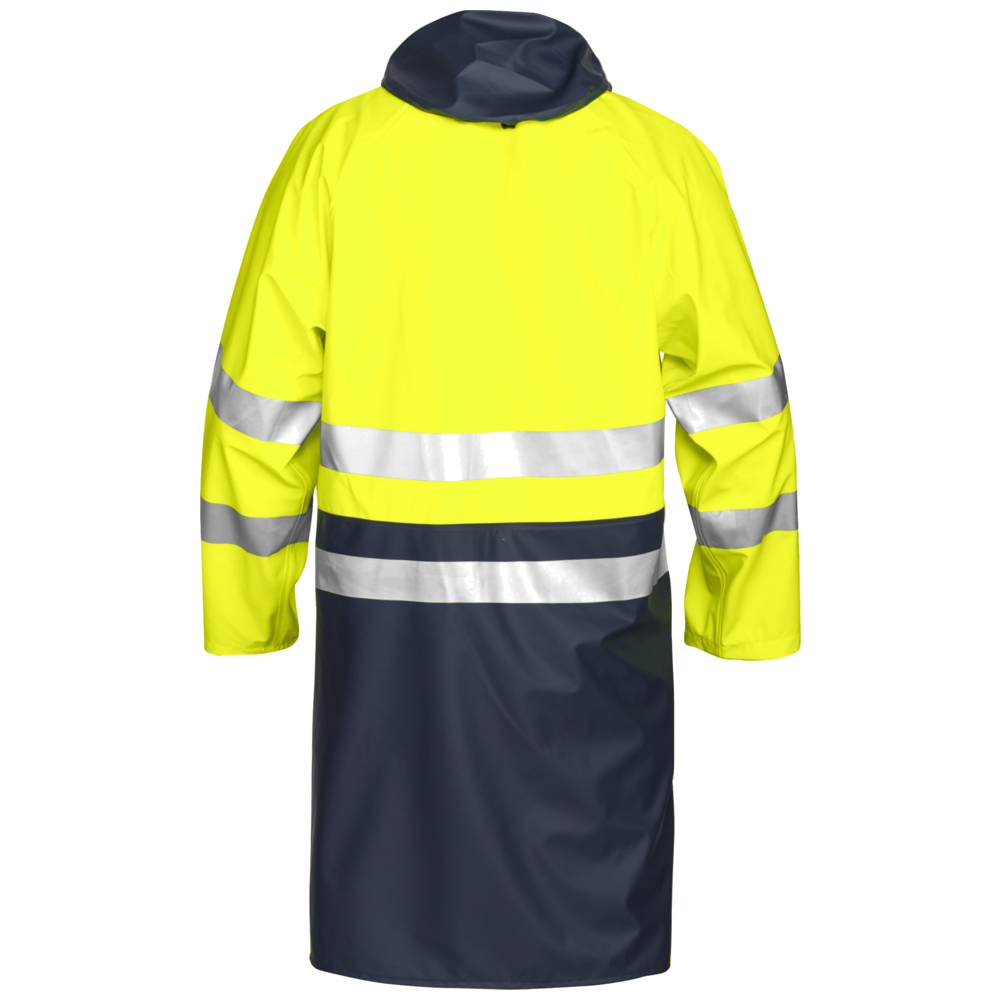 Projob Workwear 6403 Langer Hi-Vis-Regenmantel EN ISO 20471 Klasse 3 646403