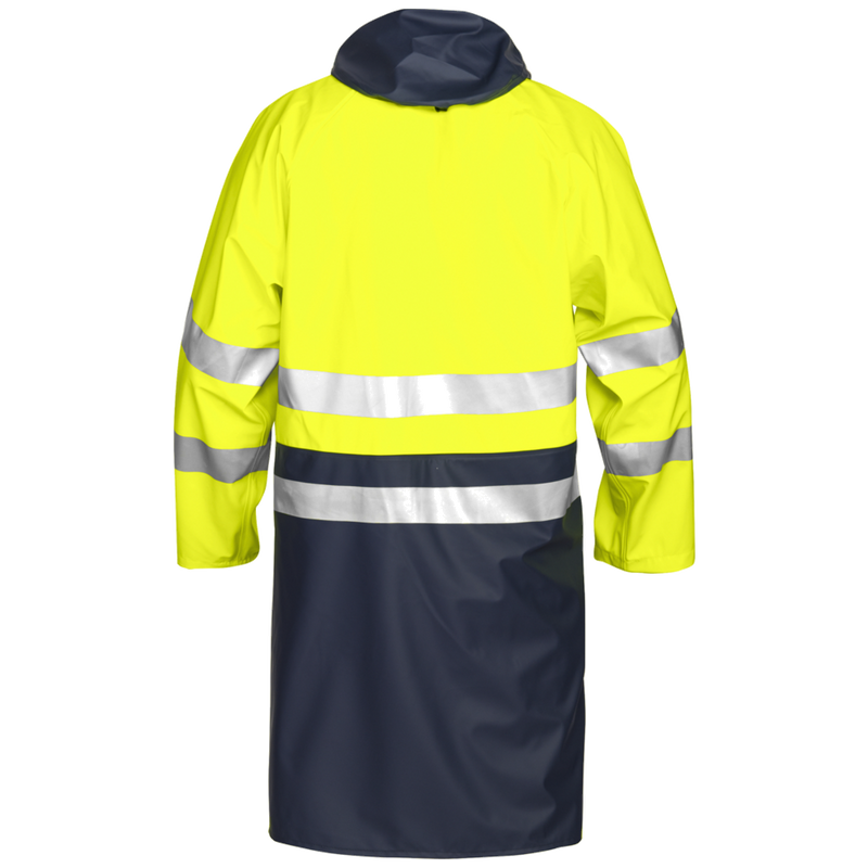 Projob Workwear 6403 Langer Hi-Vis-Regenmantel EN ISO 20471 Klasse 3 646403