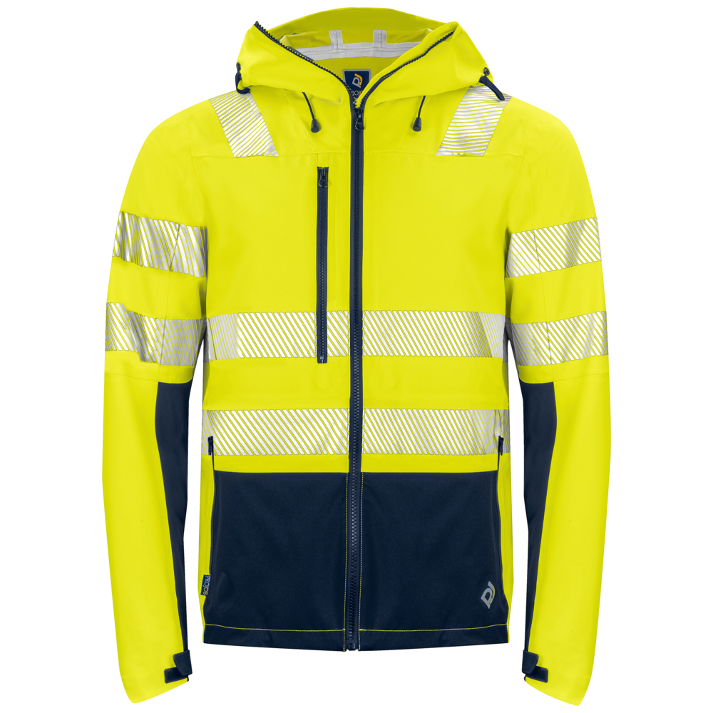 Projob Workwear 6416 Hi-Vis-Regenjacke EN ISO 20471 Klasse 3 646416
