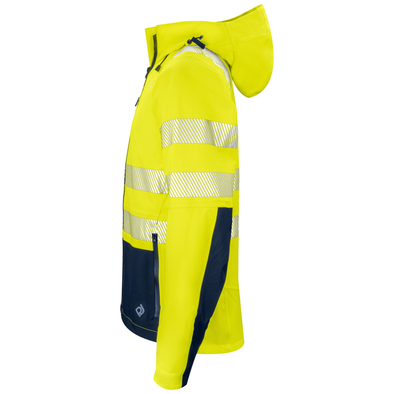 Projob Workwear 6416 Hi-vis Rain Jacket EN ISO 20471 Class 3 646416