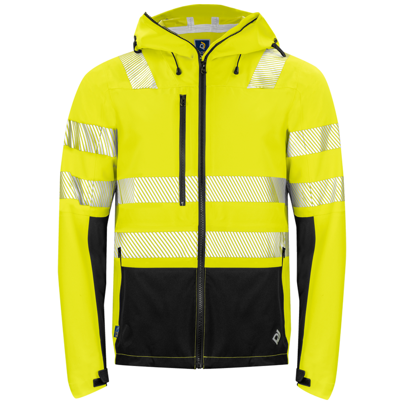 Projob Workwear 6416 Hi-vis Rain Jacket EN ISO 20471 Class 3 646416