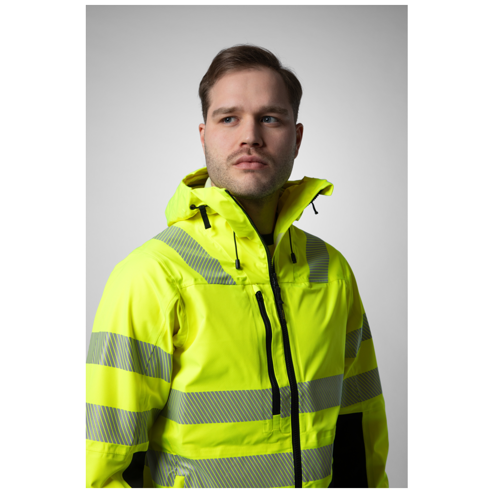 Projob Workwear 6416 Hi-Vis-Regenjacke EN ISO 20471 Klasse 3 646416