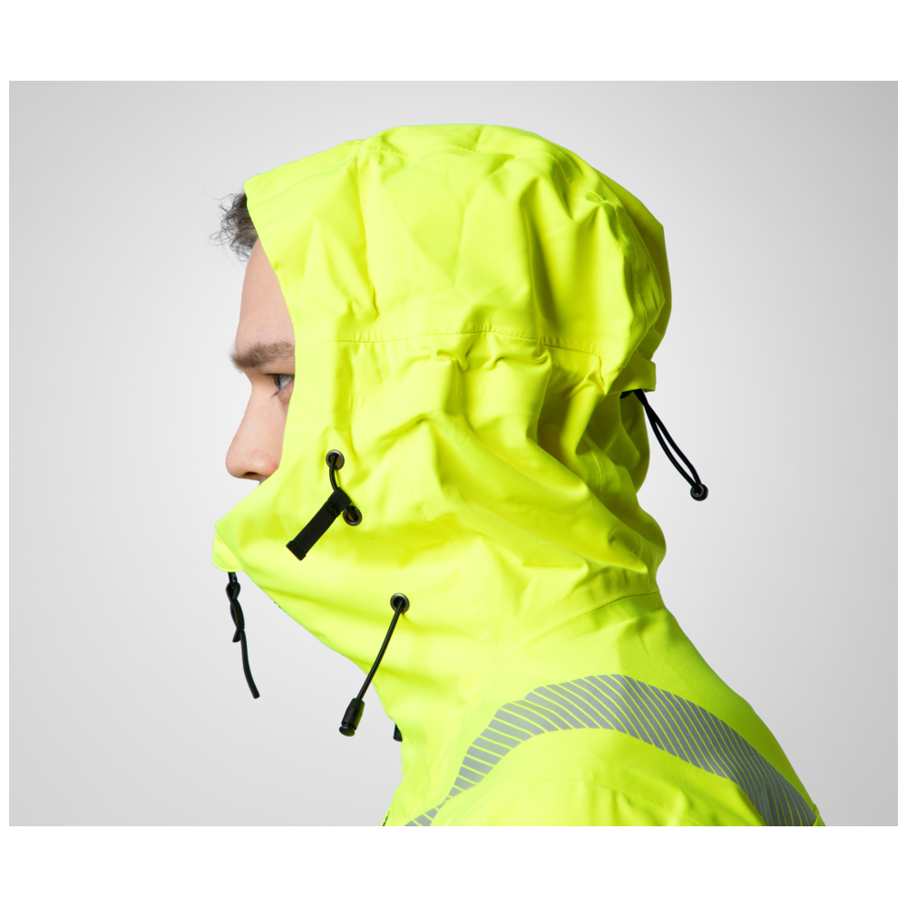 Projob Workwear 6416 Hi-Vis-Regenjacke EN ISO 20471 Klasse 3 646416