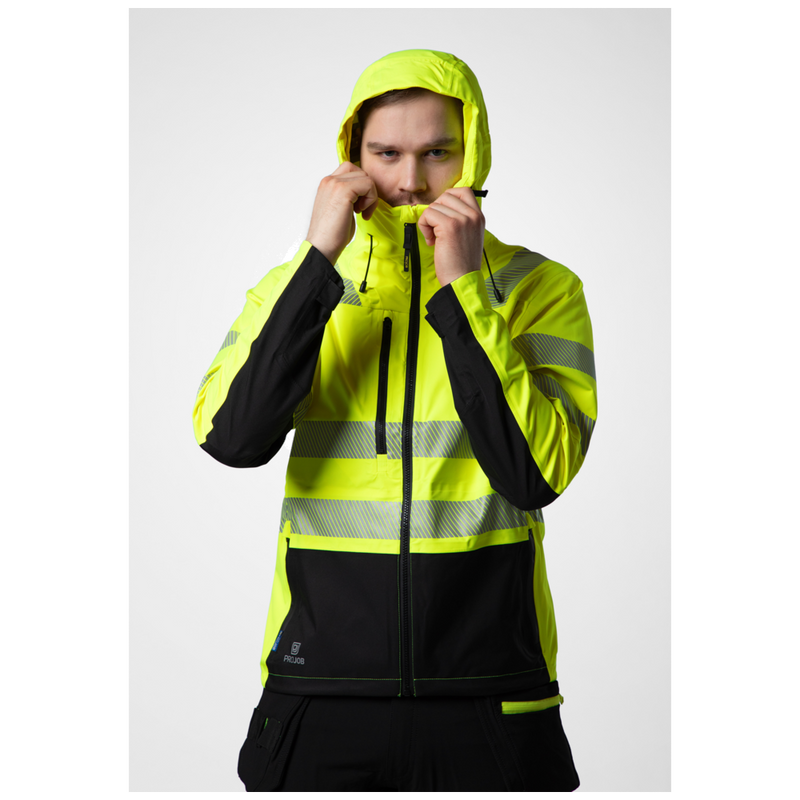 Projob Workwear 6416 Signalisatieregenjas EN ISO 20471 Klasse 3 646416
