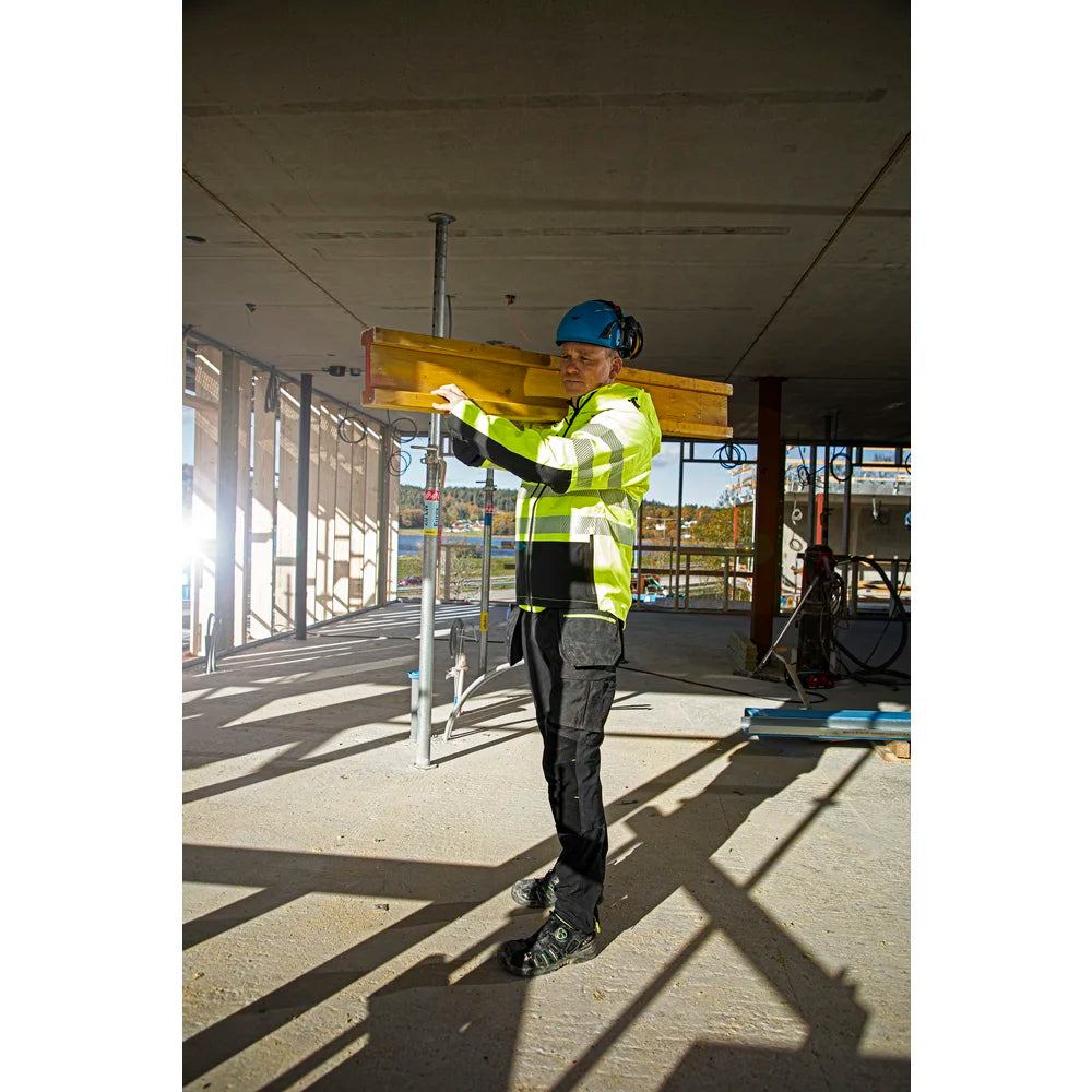 Projob Workwear 6416 Hi-Vis-Regenjacke EN ISO 20471 Klasse 3 646416