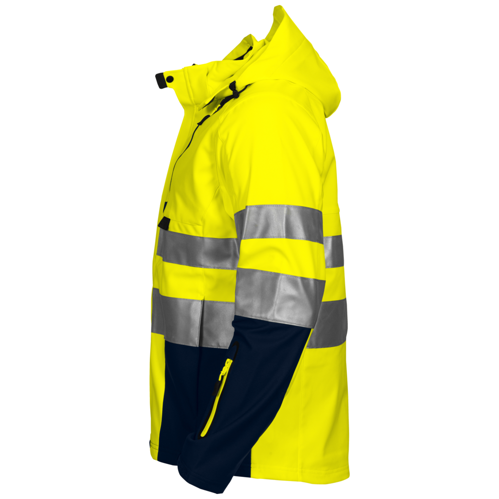 Projob Workwear 6419 Ongevoerde Signalisatiesoftshell EN ISO 20471 Klasse 3 646419
