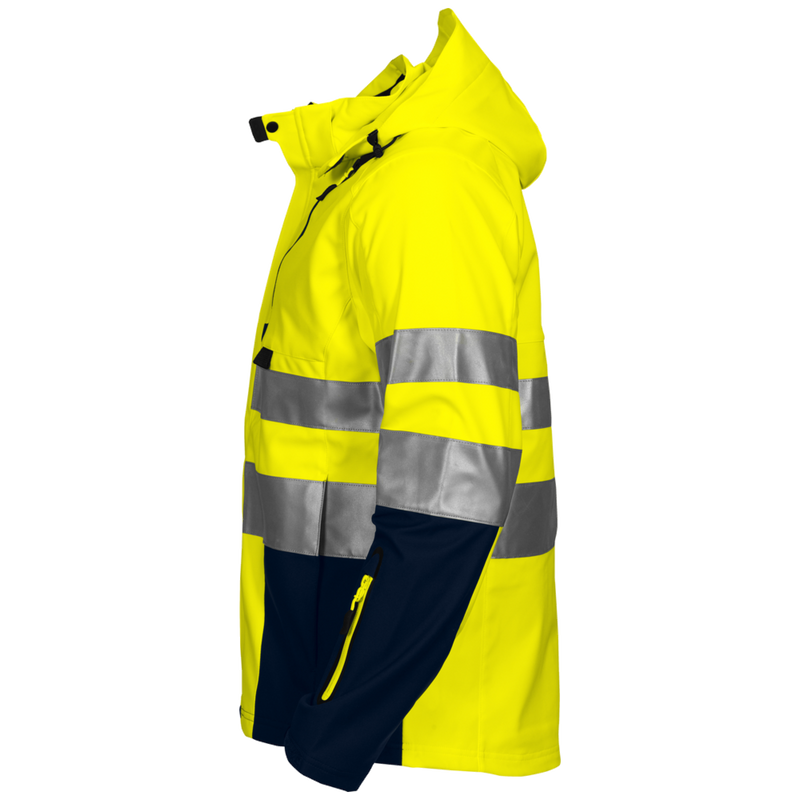 Projob Workwear 6419 Ongevoerde Signalisatiesoftshell EN ISO 20471 Klasse 3 646419