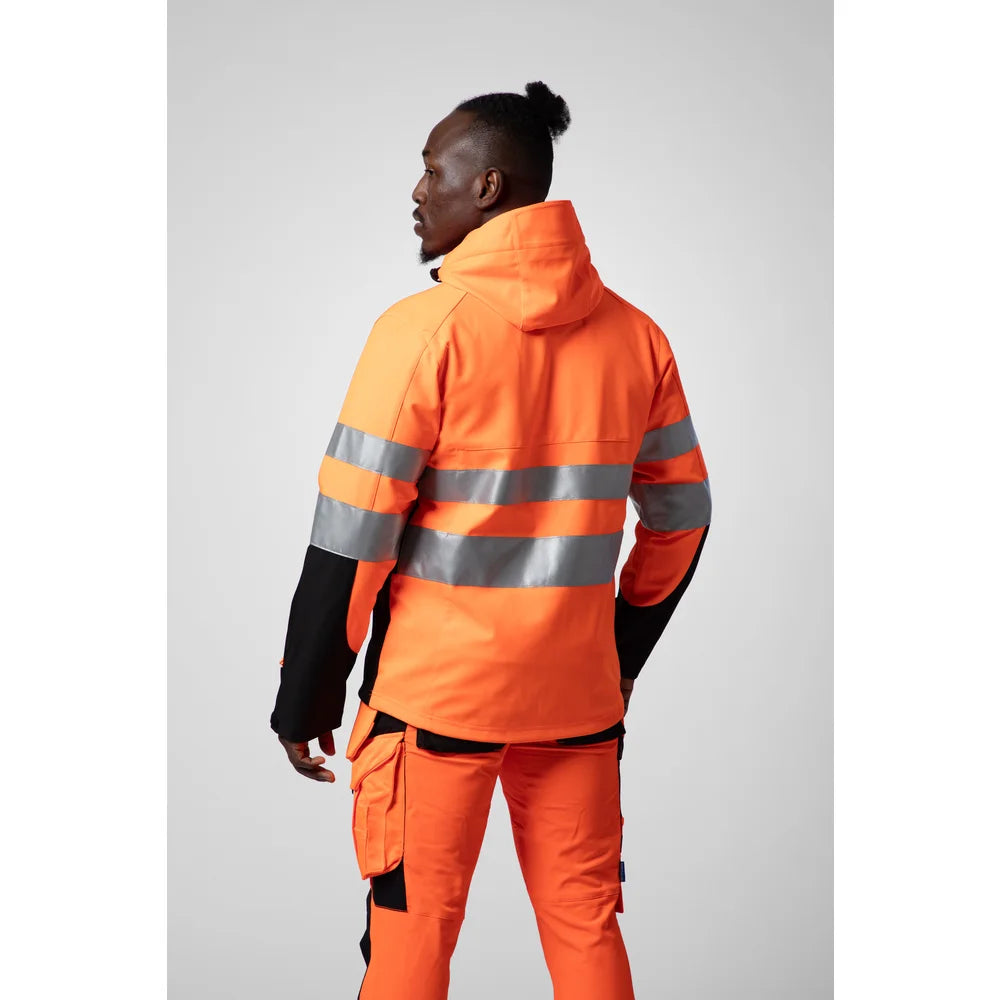 Projob Workwear 6419 Ongevoerde Signalisatiesoftshell EN ISO 20471 Klasse 3 646419